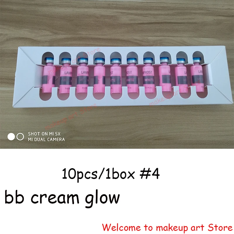 Смешанные оттенки BB бустер свечение BB крем ампула Dermawhite Сыворотка для осветления кожи уход за кожей лечение - Цвет: 1box 10pcs other4