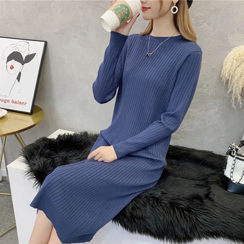 

11822 Actual photo of the new style knitted skirt in autumn of 2019 Korean edition 49tx