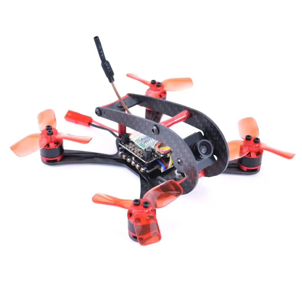 

FPV Drone X118 118mm Carbon Fiber Mini FPV Quadcopter Frame Kit Mini F3 / F4 Flytower 1104 7500KV Motor 700TVL Camera 2030 Prop