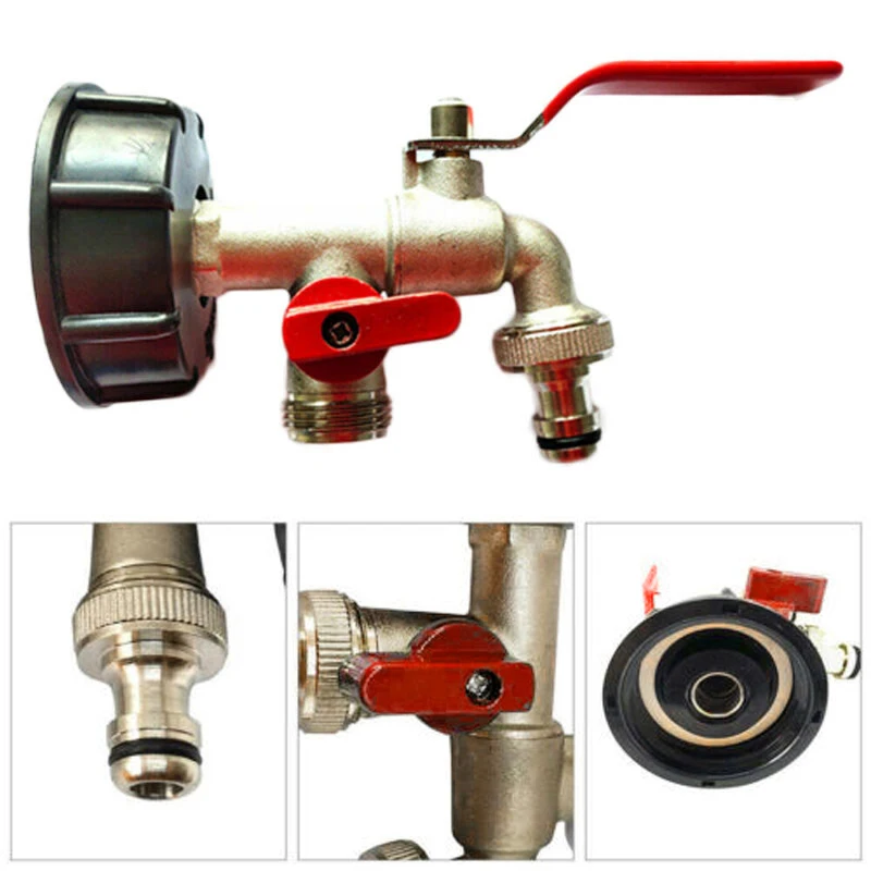 Грубой бак адаптер резьба оборудование хранения дождевой воды оснастки Разъем IBC