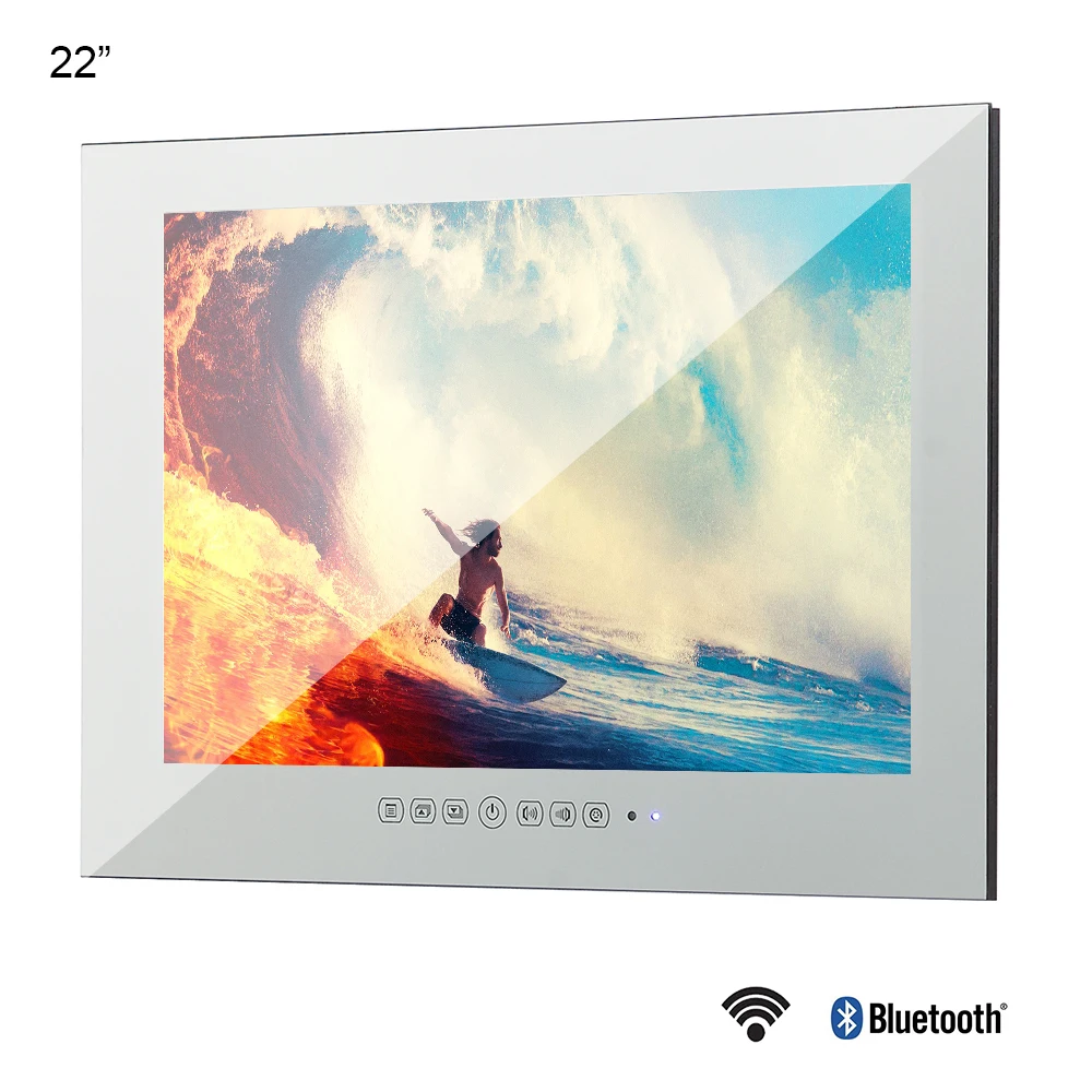 Souria 22 дюйма магическое светодиодное зеркало ТВ с WiFi HD 1080i Android 10 0 смарт ванная комната безрамный монитор