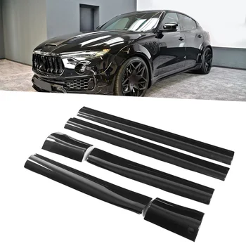 

6Pcs/Set Dry Carbon Fiber Door Body Side Molding Cover Trim Modification Fit for Maserati Levante 2017 2018 2019 2020