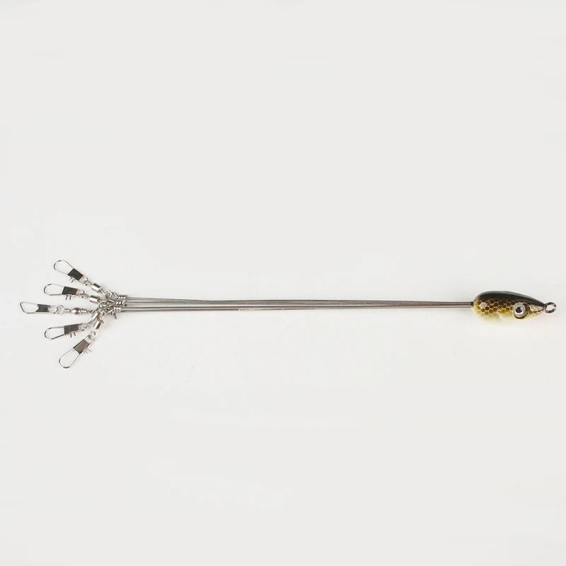 ARDEA Umbrella Fishing lure Rig 5 Arms Alabama Rig Head Swimming Bait Bass Fishing Group Lure Snap Swivel Spinner - Цвет: f