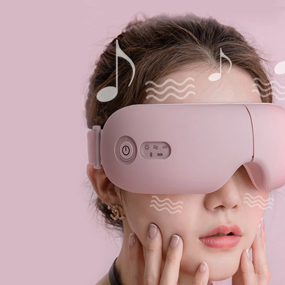 DIOZO массажер для глаз Bluetooth Смарт Вибрационный горячий компресс инструмент ухода
