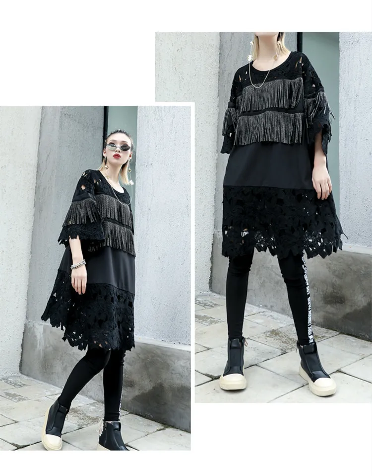 Max LuLu, летняя корейская мода, повседневная одежда для девочек, женские кружевные Мини платья с бриллиантами, женские черные панковские платья размера плюс