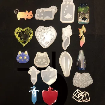 

Popular1PC Fox SquirrelJewelry Mold Pendants Crystal Scale Jewelry Resin Molds For Jewelry Making Tool
