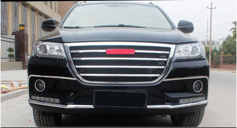 ПТФ в передний бампер брови Украшенные Moudlings для Great Wall Haval H2 CCA008