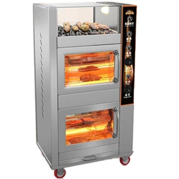 Cheap 2.2KW Commercial Electric Oven Roasted Sweet Potato Machine Electro Thermal Fully Automatic Grilled Corn Sweet Potato Stove 20L