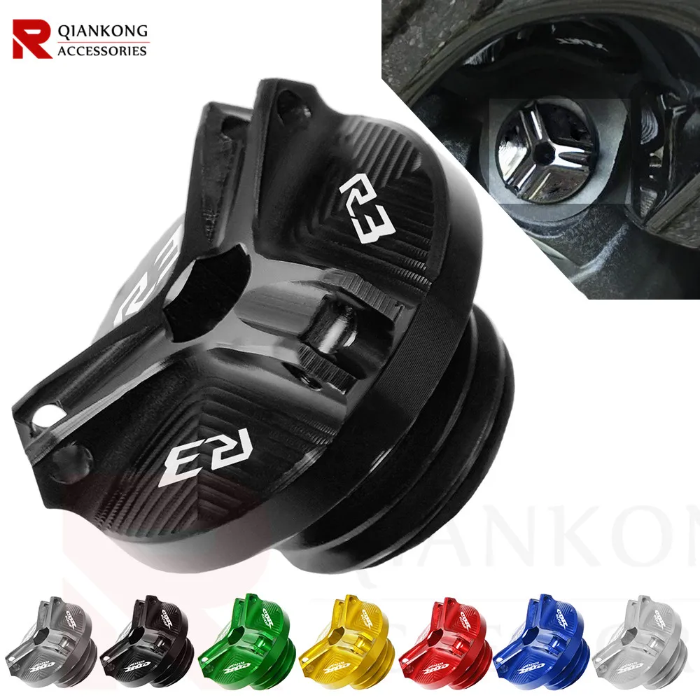 

M20*2.5 Motorcycle Accessories Engine Oil Drain Plug Sump Nut Cup Cover FOR YAMAHA YZF-R3 Moto Engine Oil Cap Bolt Screw cover