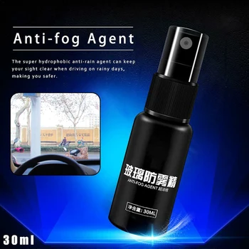 

Hot Sales New Car Antifogging Agent Glass Cleaner 30ML Long Lasting Windshield Side Windows Anti-fog Spray For Glass Car Coating