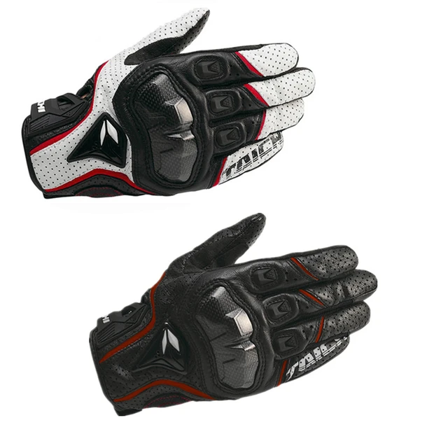 Spring Autumn Breathable Leather Motorcycle Gloves 391 390 Men Outdoor  Motocross Motorbike Riding Glove Guantes Moto - AliExpress