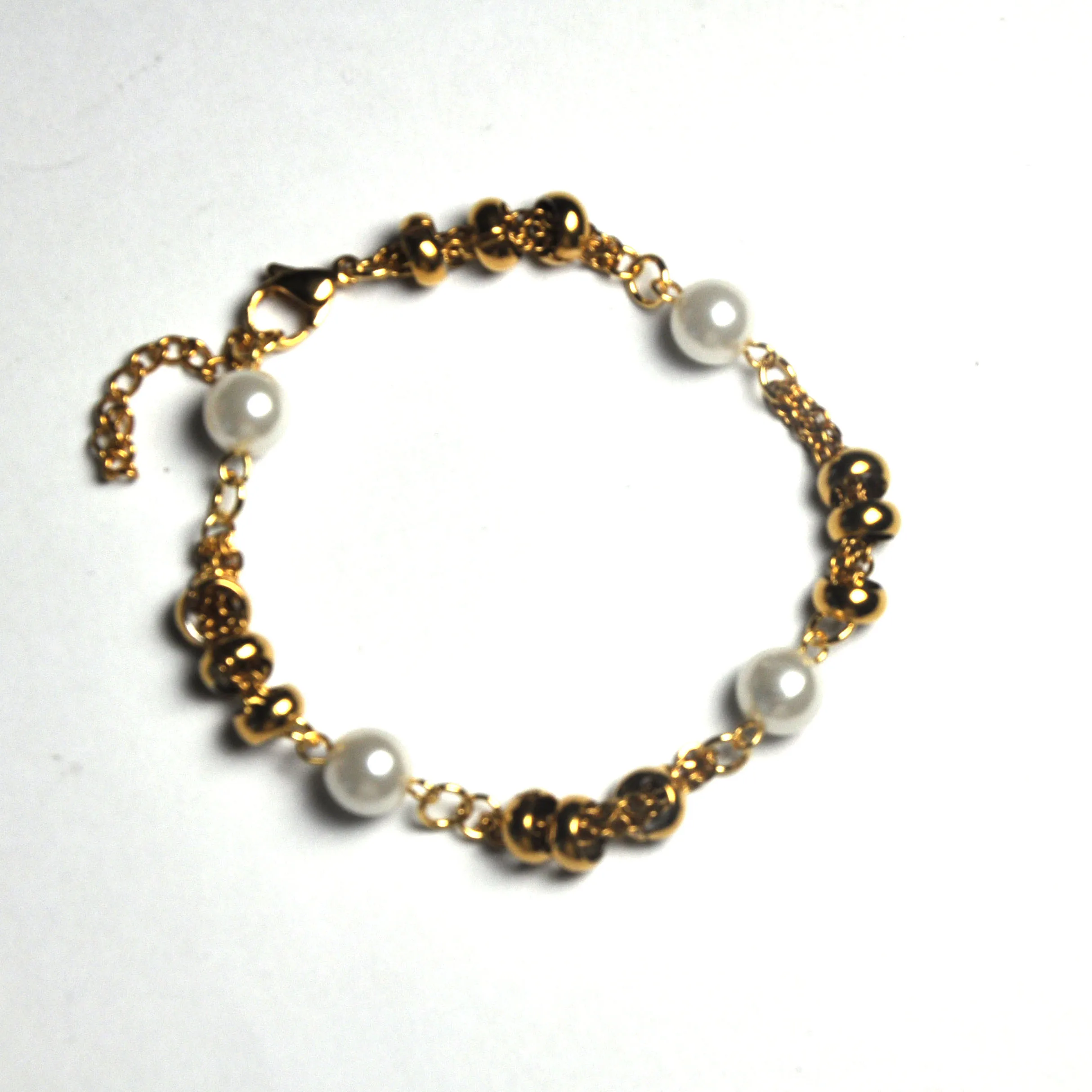 

Stainless steel chain gold bracelet pop art lady br08092