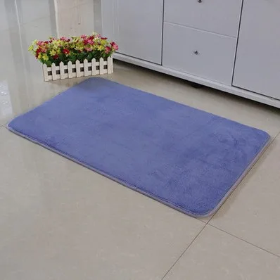 Y60--blue Напольный коврик, коврик для входной двери, водопоглощающий ковер, кухонные коврики, коврик для входной двери, коврик для гостиной, не скользящий коврик - Цвет: Y60--blue