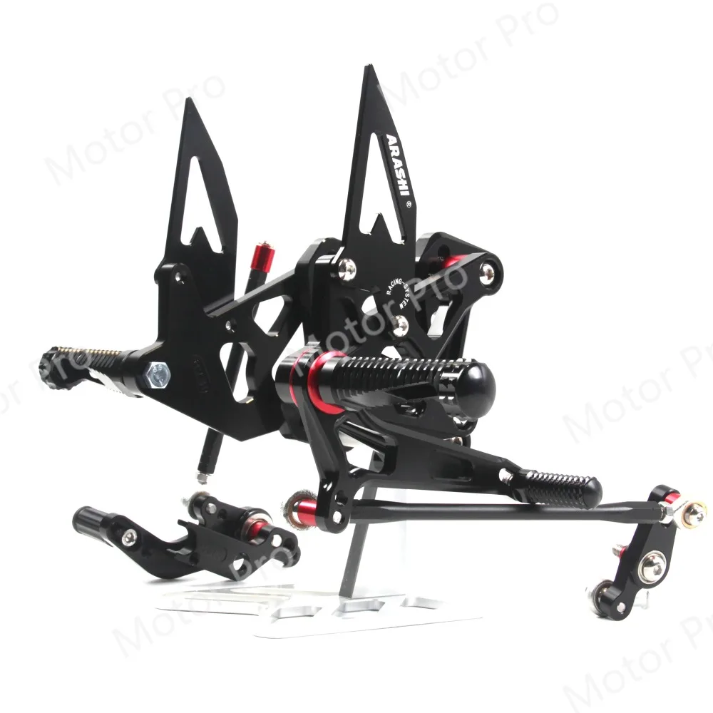 Регулируемые подножки для MV Agusta Brutale 675 800 Dragster 2012- Аксессуары для мотоциклов педали блок педаль 2013