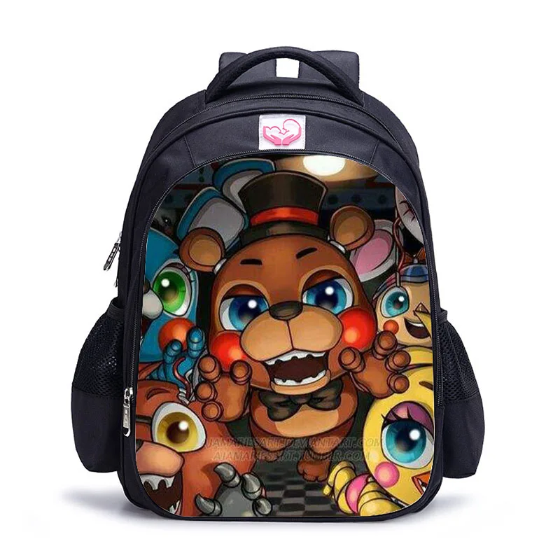 small24 LUOBIWANG От 3 до 6 лет дети школьные ранцы Five Nights At Freddy's» «пять ночей у Фредди» школьные рюкзаки с принтом куртка из искусственной кожи для мальчиков и девочек книжная сумка plecak - Цвет: small24