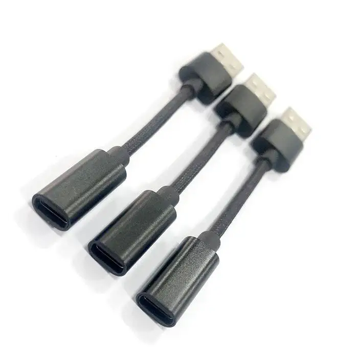 Type-c адаптер type-c Женский на USB мужской 10 см черный для адаптера для Android USB, type-C