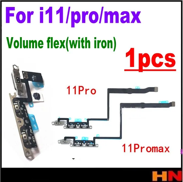 1 шт. Новый OEM регулятор громкости для iPhone 11 Pro Max переключатель бесшумного режима с металлическими сменными