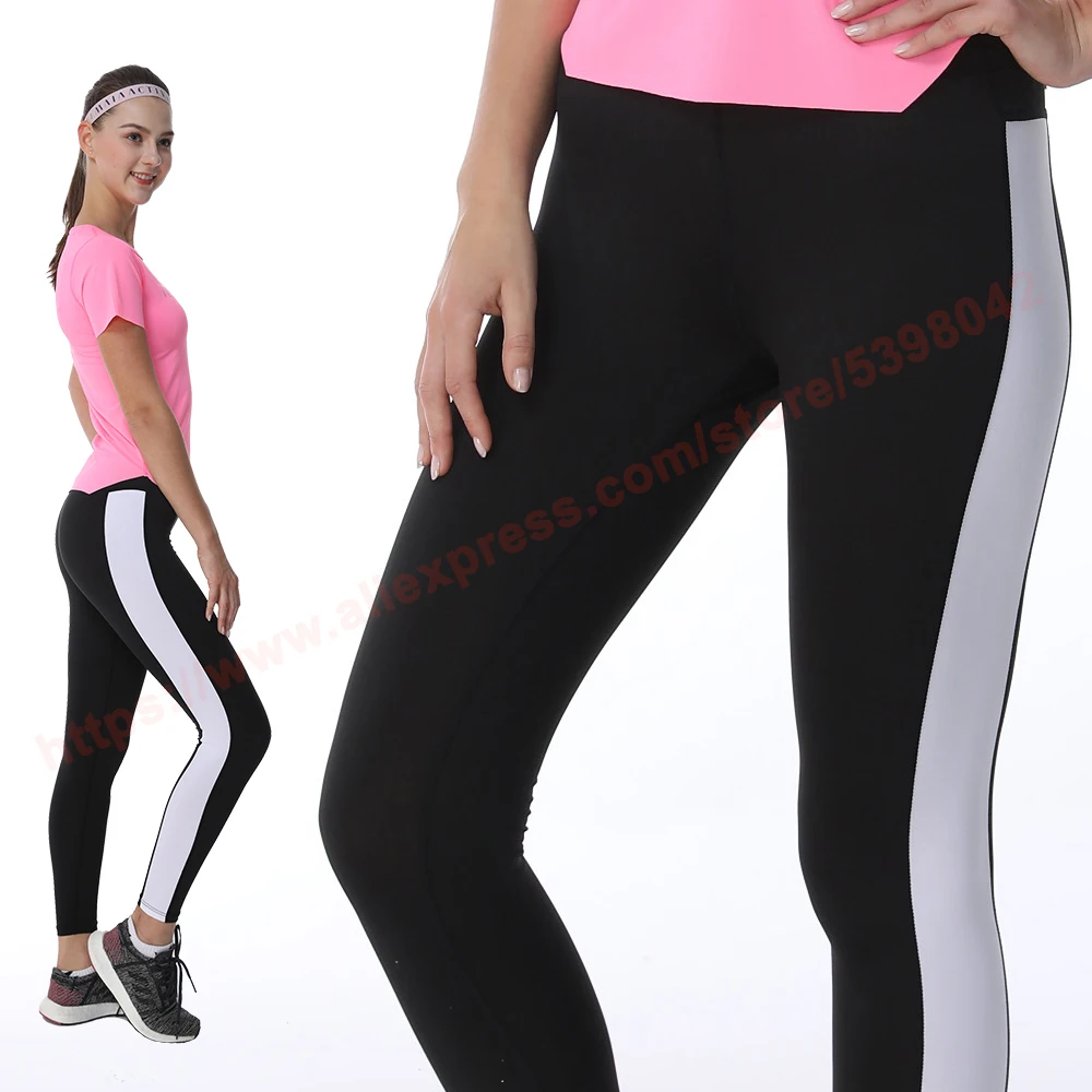 Gym Yoga Pants Women's New Running Fitness Leggings Sports Training Workout Patchwork Trousers