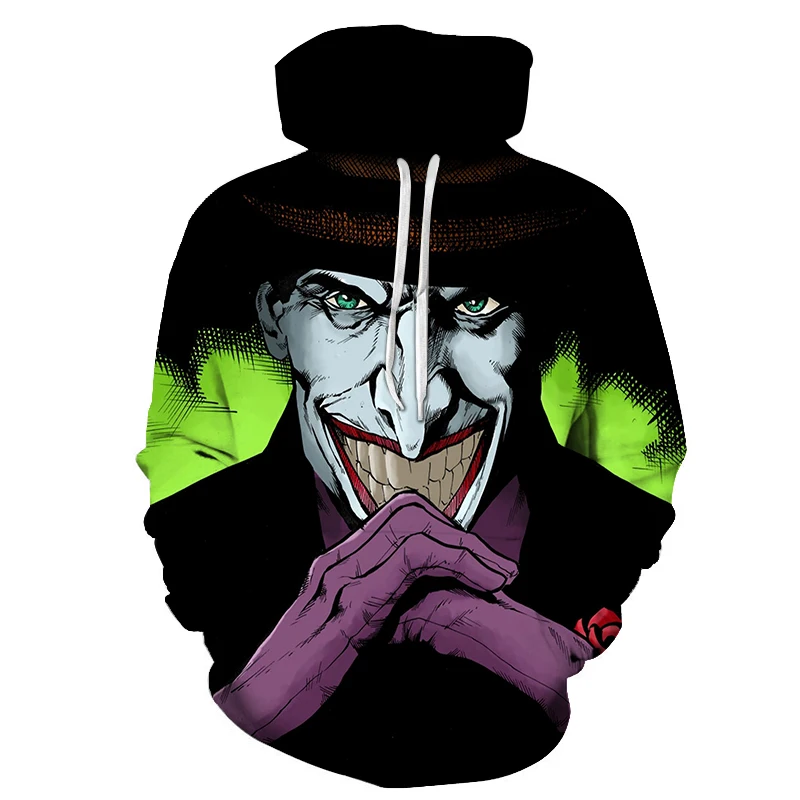4 Pennywise 3D Джокер Толстовка Мужская и Женская пуловер Толстовка Sudadera Hombre Повседневная брендовая спортивная одежда - Цвет: 4
