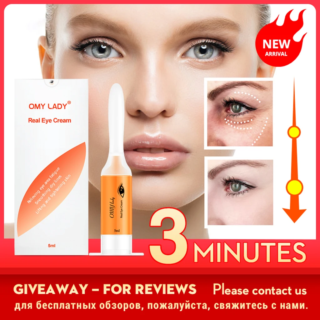 OMY LADY Advanced Repair Eye Cream Beauty Instant Firming Eye Lift-Firm Eye Care Anti-Aging Eye Cream Remove Dark Circles 5ml