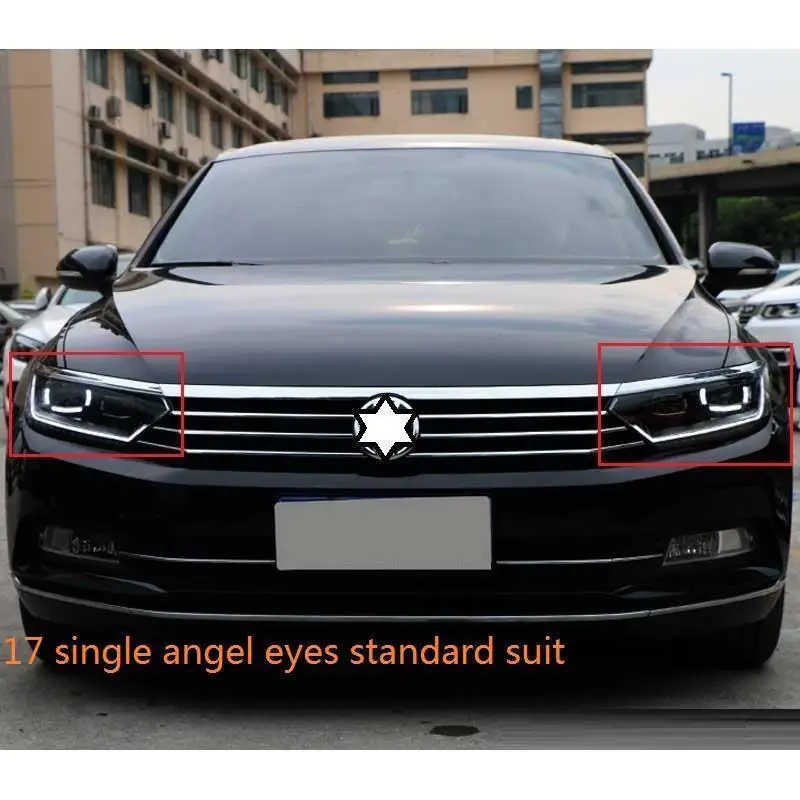 Внешний аксессуар, боковая Поворотная сигнальная лампа Luces Led Para, автомобильные фары, автомобильные фары в сборе 17 для Volkswagen Magotan - Цвет: MODEL G