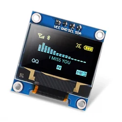 0.96 polegada oled iic série branco módulo de exibição oled 128x64 i2c ssd1306 12864 placa da tela lcd para arduino