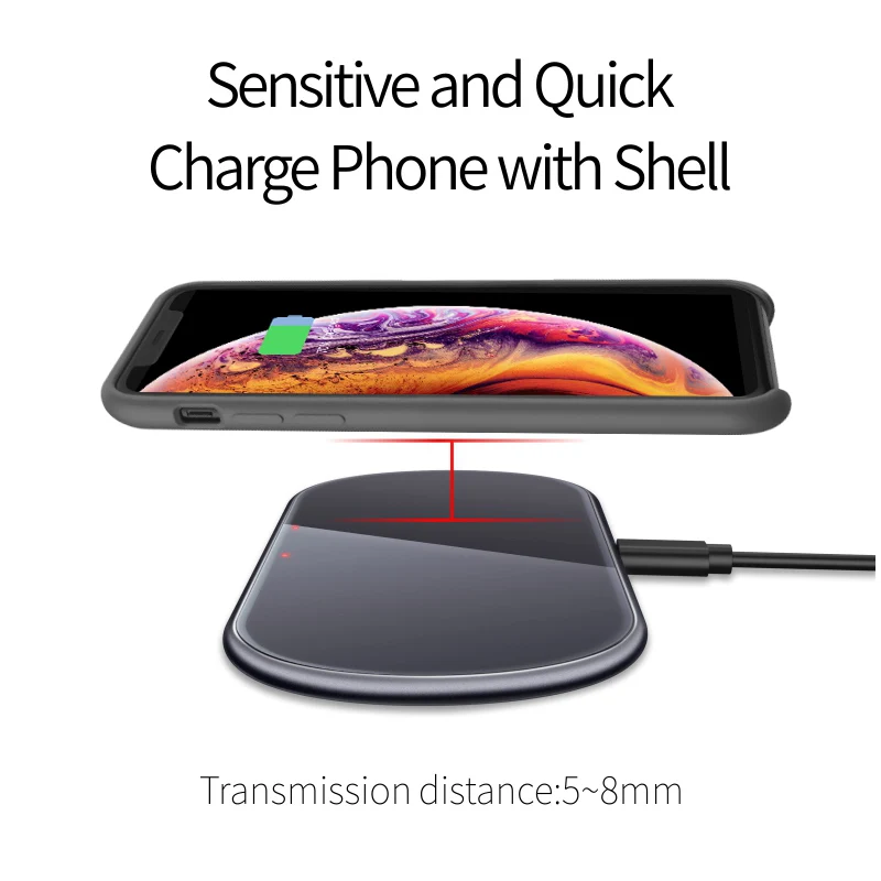 15 Вт QI Беспроводное быстрое зарядное устройство usb tpye c QC 3,0 Быстрая зарядка для iphone samsung s9 мобильный телефон airpods pro 2 SIKAI Dual 30 Вт