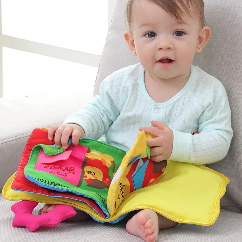 

Baby Book Plush Toy Early education Puzzle Cloth Book Safe Soft Ring Teach Story Learn To Wear Clothes Book Infant Birthday Gift