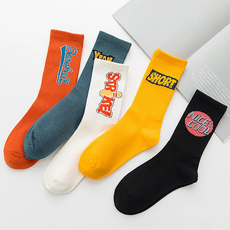 Fashion Unisex  Funny Socks Casual Sports Cotton Long Socks Stockings il 