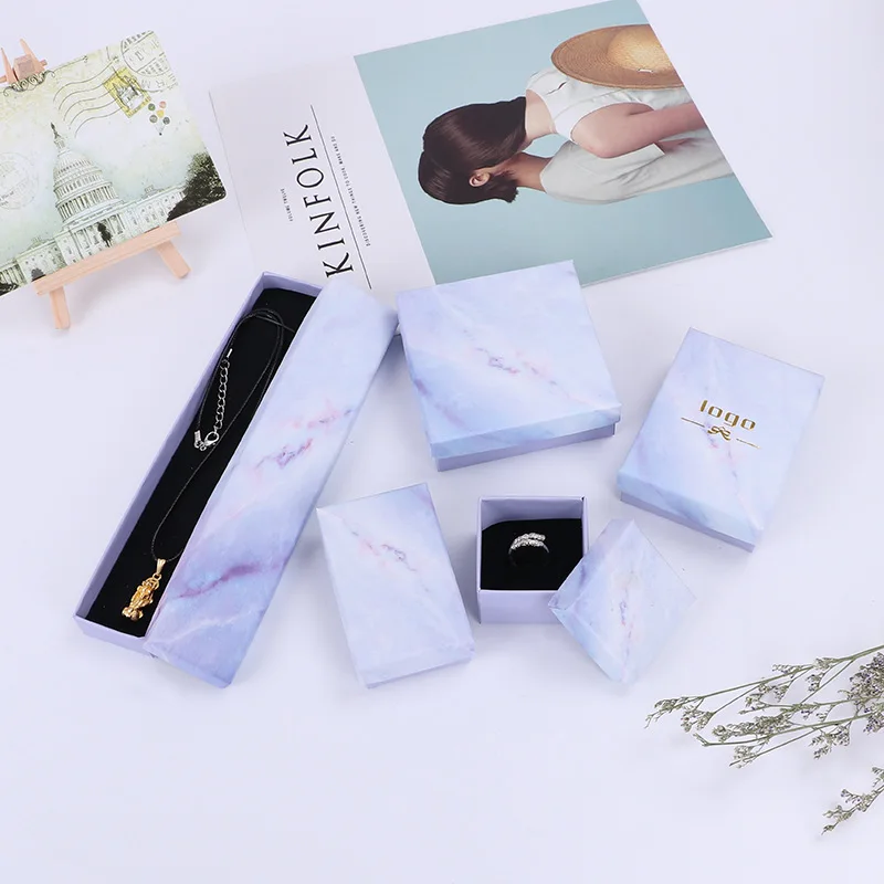 12pcs/lot Jewelry&ampnecklace&ampEarring DIsplay Box original designs Gradient Ramp Gift box Retro Kraft Paper | Украшения и