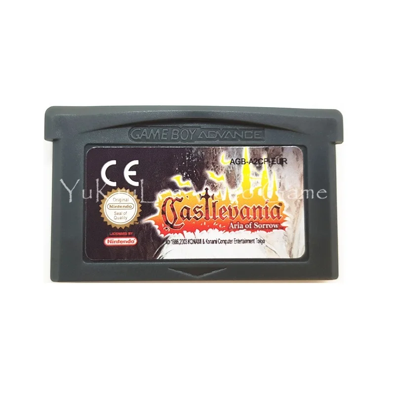 Asia of Sorrow EU Кастлевания серии 32 бит видеоигры картридж Консоли Карты для nintendo GBA серии консолей - Цвет: Asia of Sorrow EU