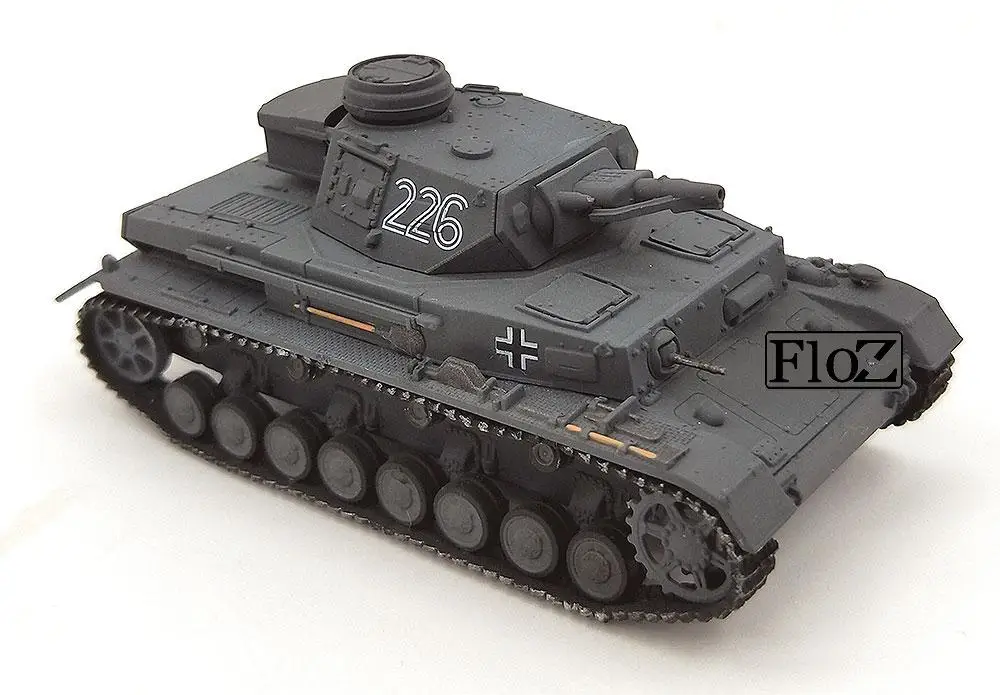 Второй мировой войны Германия Pz. Kofw. IV AusfF1.(F) Танк 1/72 Готовая модель LAH Vehical Dragon