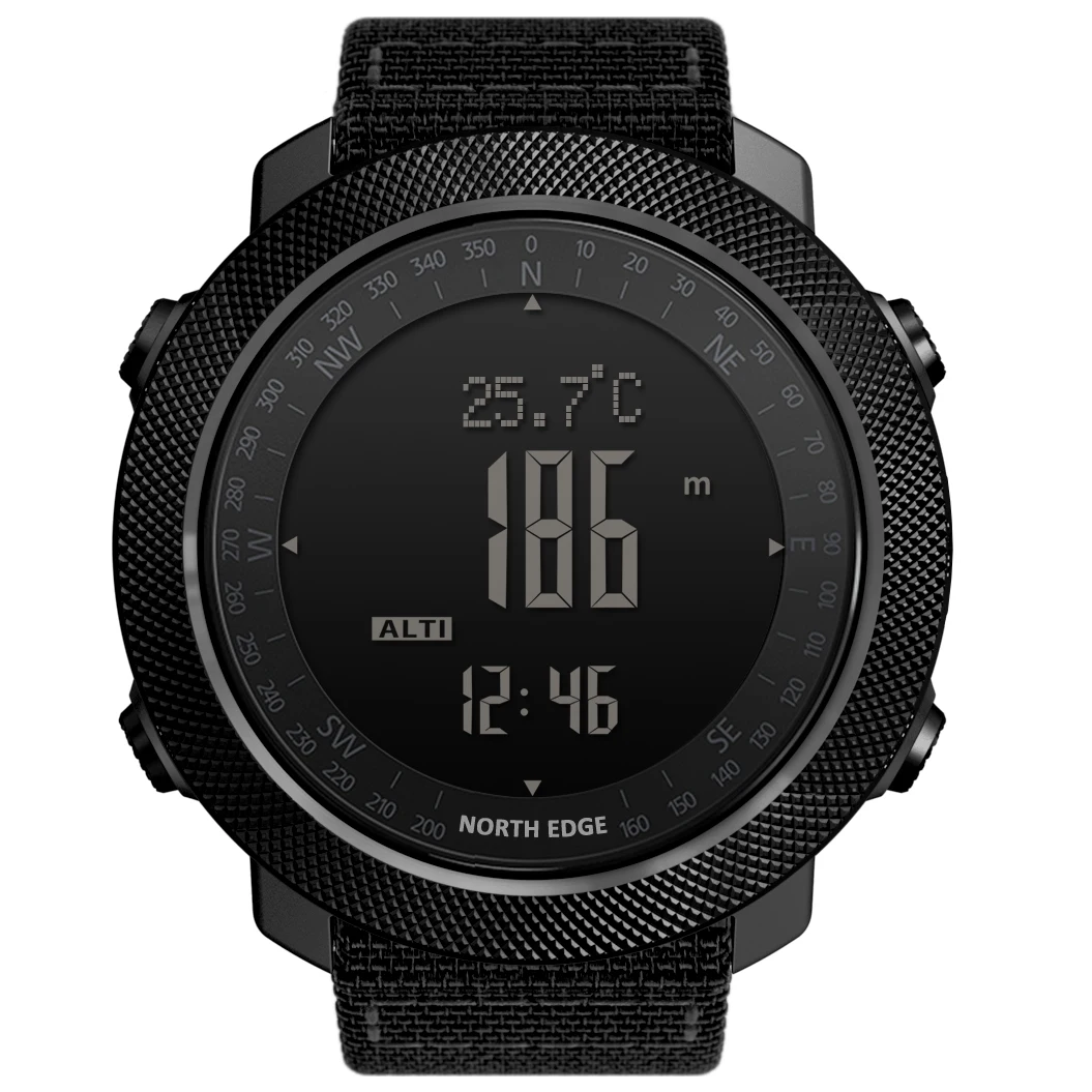 NORTH EDGE Military Smartwatch – Waterproof Digital Watch with Compass & Altimeter 5