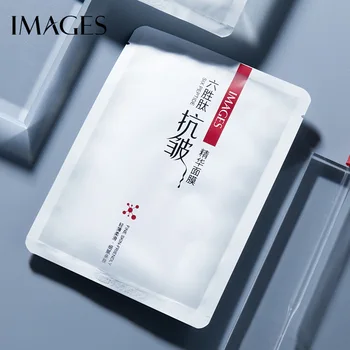 

10Pcs Six peptide essence anti-wrinkle masks for face tender skin Moisturizing Oil-control facial mask skin care mascarillas