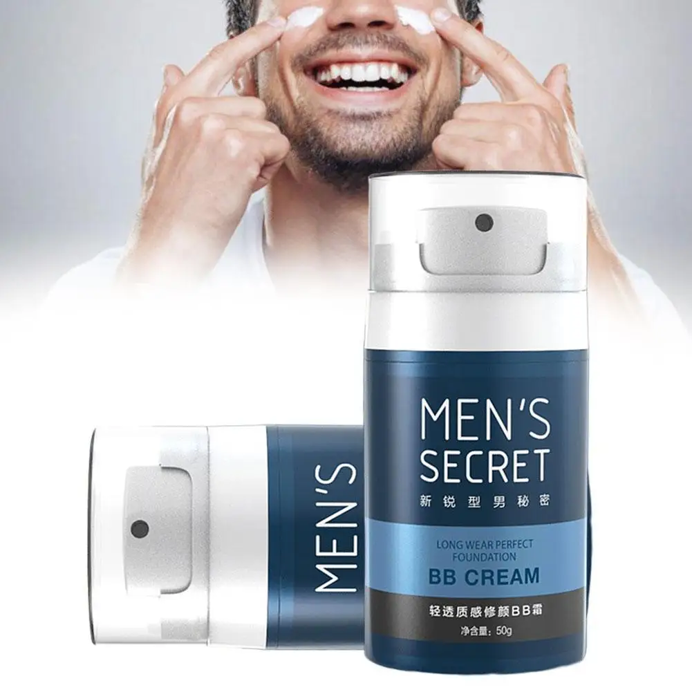 Hot Sell Men's Secret Cushion BB Cream Concealer Moisturizing Foundation Whitening Makeup Bare Cace