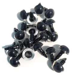 Yeux de sécurité animaux en plastique, 20 pièces, pour jouets ours en peluche pour poupées Diy, accessoires artisanaux 