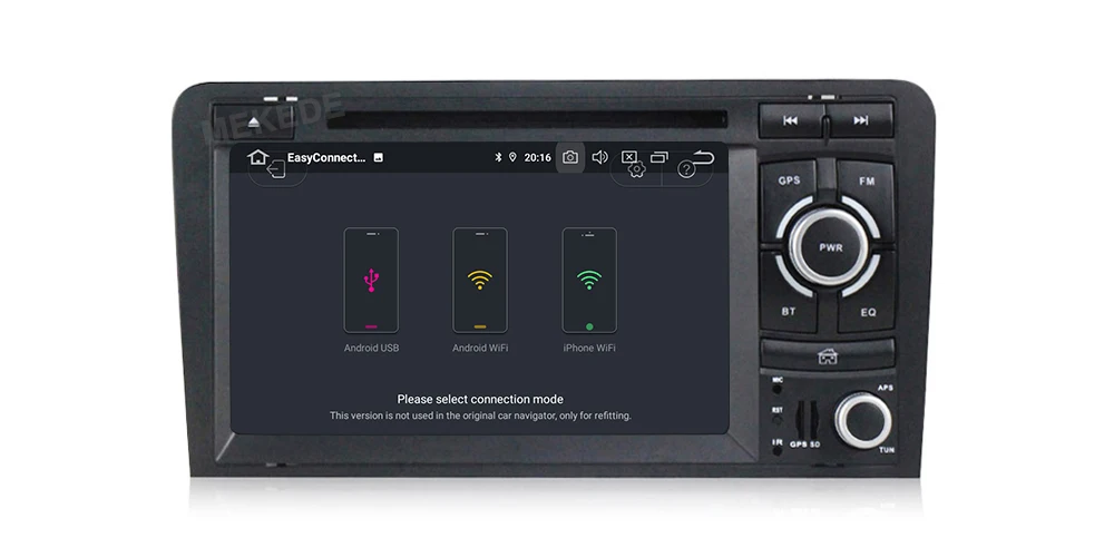 MEKEDE Восьмиядерный 4 64G ips DSP автомобильный 2 DIN dvd-радио GPS плеер для Audi A3 S3 2003-2013 авто мультимедиа экран навигации