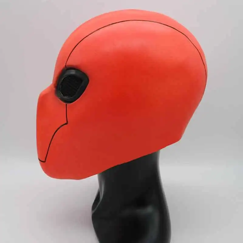 Аниме игра Injustice League Бэтмен Джейсон Тодд косплей реквизит красный капюшон полный голова латексная маска Хэллоуин косплей-реквизиты для