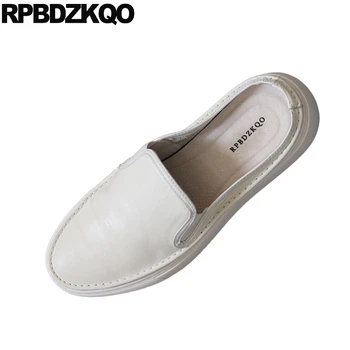 

Italy runway designer black real leather european high quality luxury brand shoes men cow italian slides slip on white mules