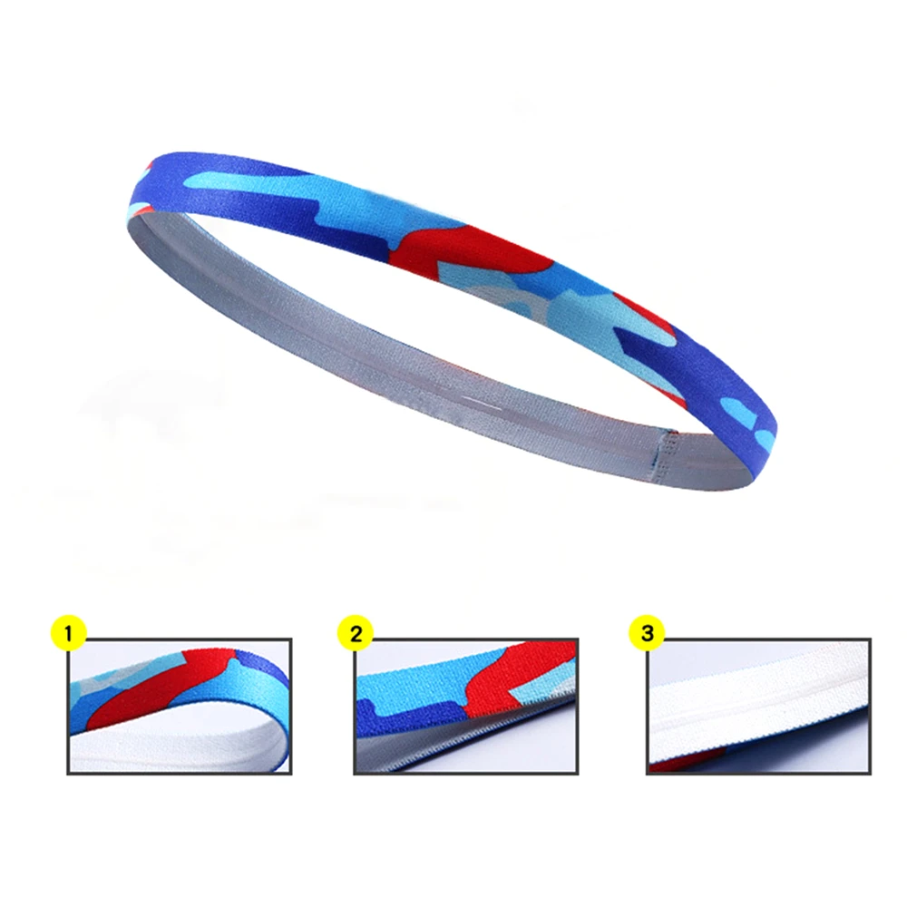 Спортивные резинки Sweatband абсорбент лента для волос для йоги бег на открытом воздухе фитнес крутая бандана анти пот лента для волос головная повязка с принтом