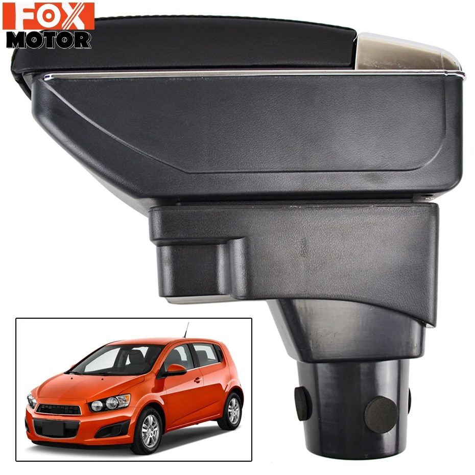 Для Chevrolet Sonic Aveo Holden Barina TM300 2012- 2013 Центральная рукоятка консоли подлокотник Подлокотник ящик для хранения лоток