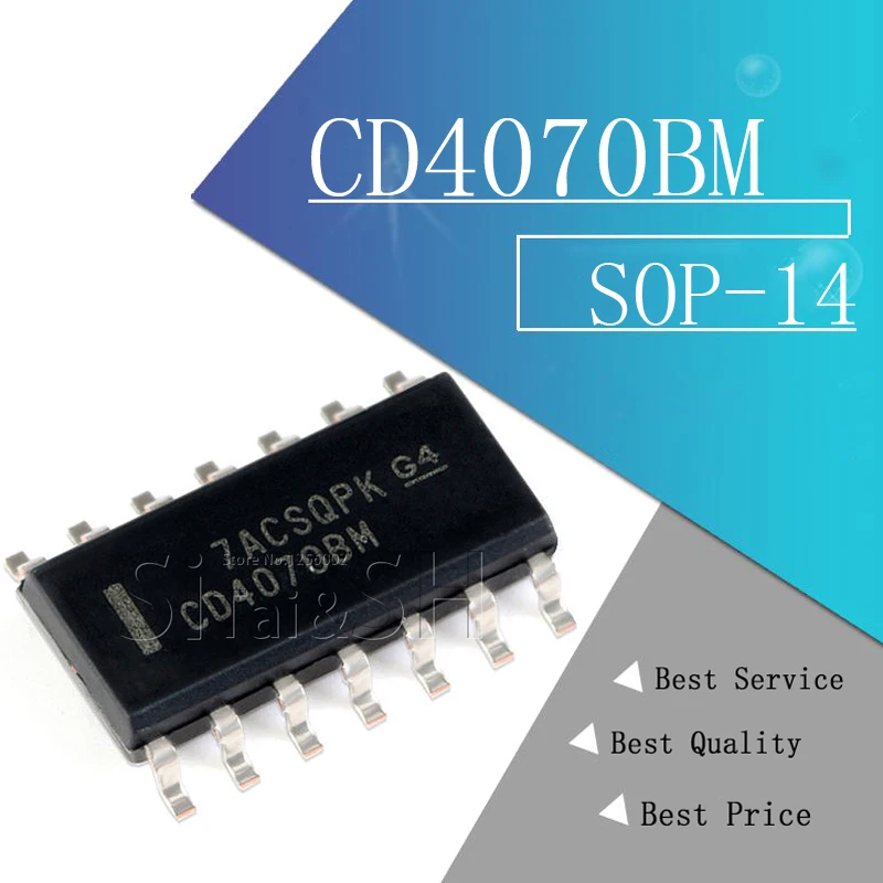 10 шт./лот CD4070BM CD4070B CD4070 SOP-14 | Электронные компоненты и принадлежности