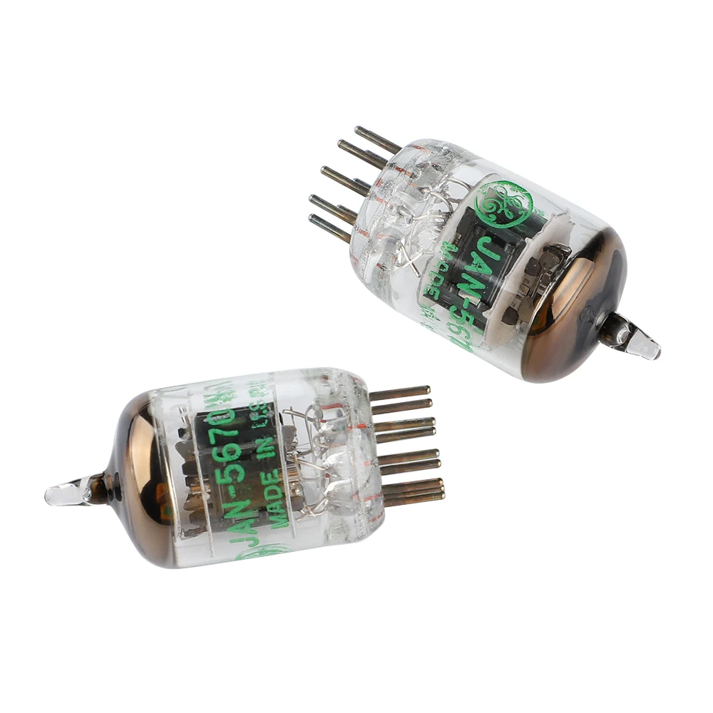 AIYIMA 2Pcs GE 5670W Tube Valve Vacuum Electronic Tube Upgrade 6N3 6H3N 396A 2C51 5670 For Pre Amplifier Pairing 6