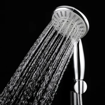 

Shower Kit, Hand Shower with Hose Shower, Stainless Steel, Flexible 5 Adjustable Spray Mode, Universal Bathroom Shower Set, Remo