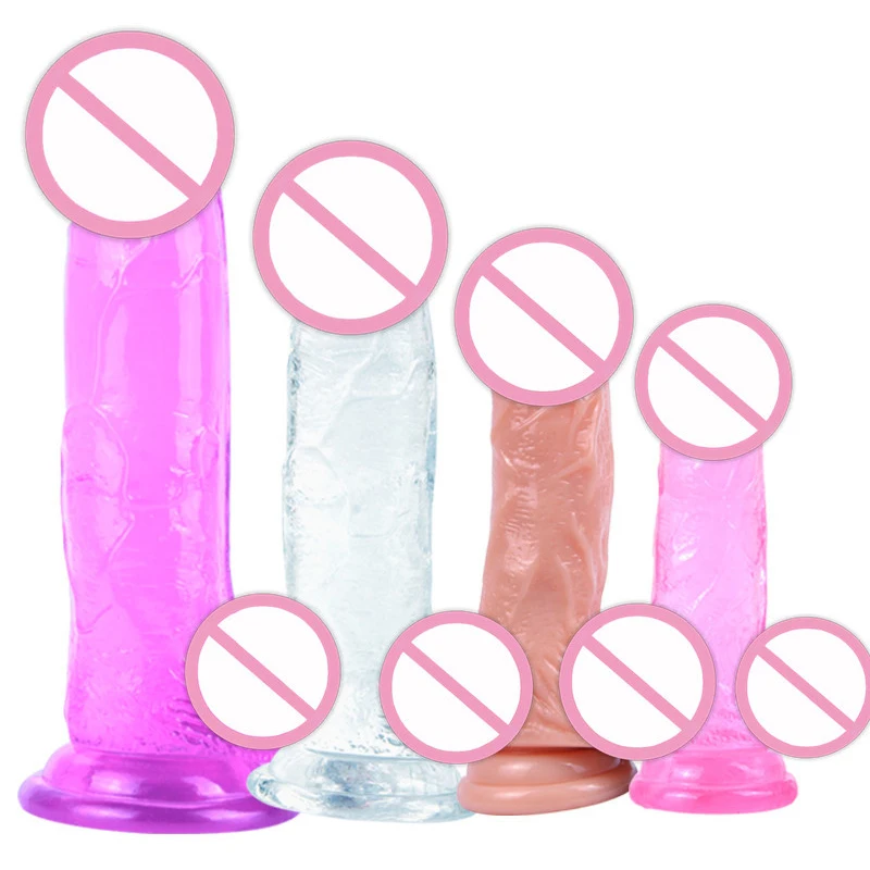 Секс-игрушки для женщин эротический мягкий Желейный фаллоимитатор Анальная