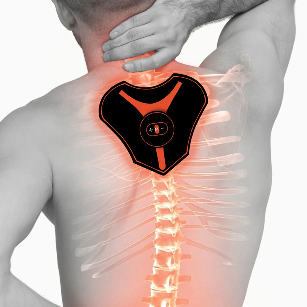 Умный электрический шейный массажер мини расслабляющий для шеи и спины