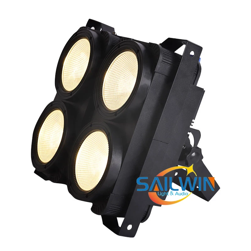 4X Лот свеча Блиндер 4 глаза 4*100 Вт Coolwhite/Warmwhite 2в1 COB светодиодный светильник Блиндер светильник для зрителей с 4в1 F светильник чехол