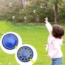 Вода выдув Мыльный Пузырь Воздуходувки пластины уличные детские игрушки родитель-ребенок интерактивные Дети Детские игрушки