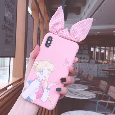 As shown in Чехол для телефона redmi note 8 с милым 3D рисунком Сейлор Мун для Xiaomi 9 9se 8se redmi note 4/5/6/7/7 pro/Max/mix 3 мультяшных ушей - Цвет: As shown in
