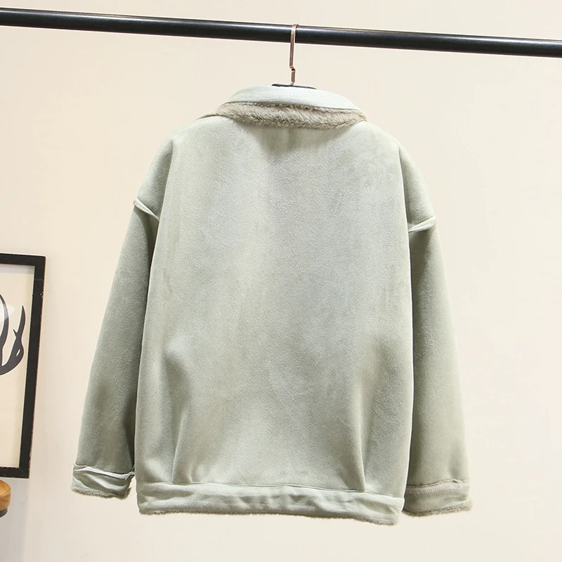 Размера плюс XL-3XL Новинки для женщин по сравнению с Размеры d зимнее теплое однотонное Цвет искусственной норки Меховая куртка пальто для детей Верхняя одежда средней длины с искусственным Меховая Куртка Верхняя одежда для детей